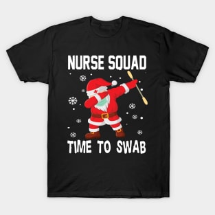 Nurse squad time to swab 2020 funny nurse christmas gift T-Shirt